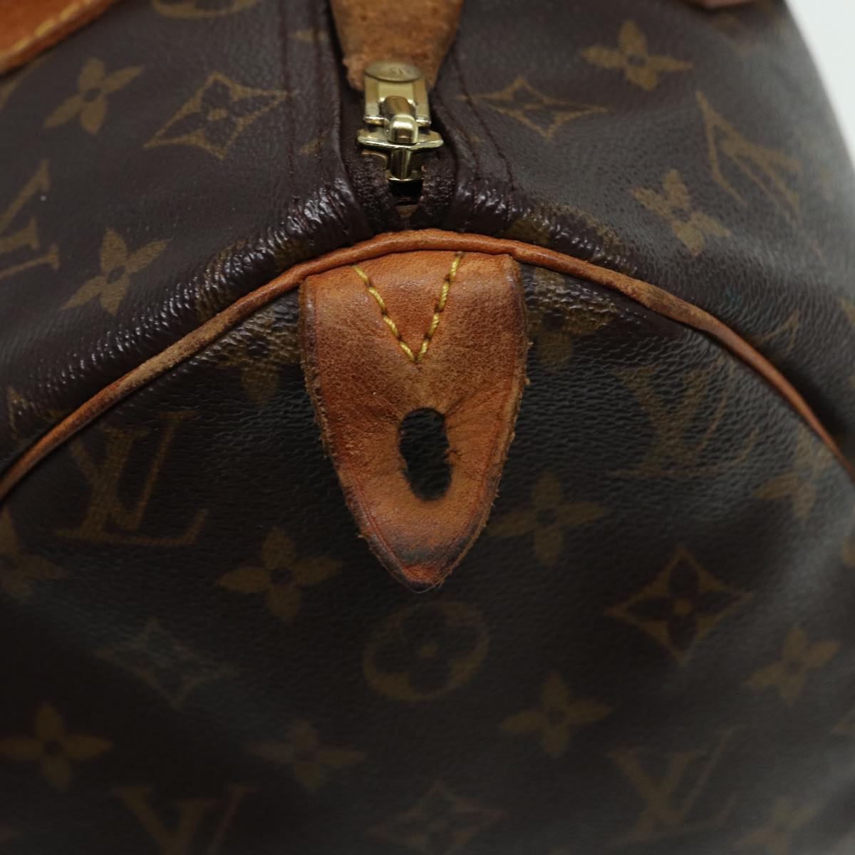 LOUIS VUITTON Monogram Speedy 30 Hand Bag M41526 LV Auth 83102