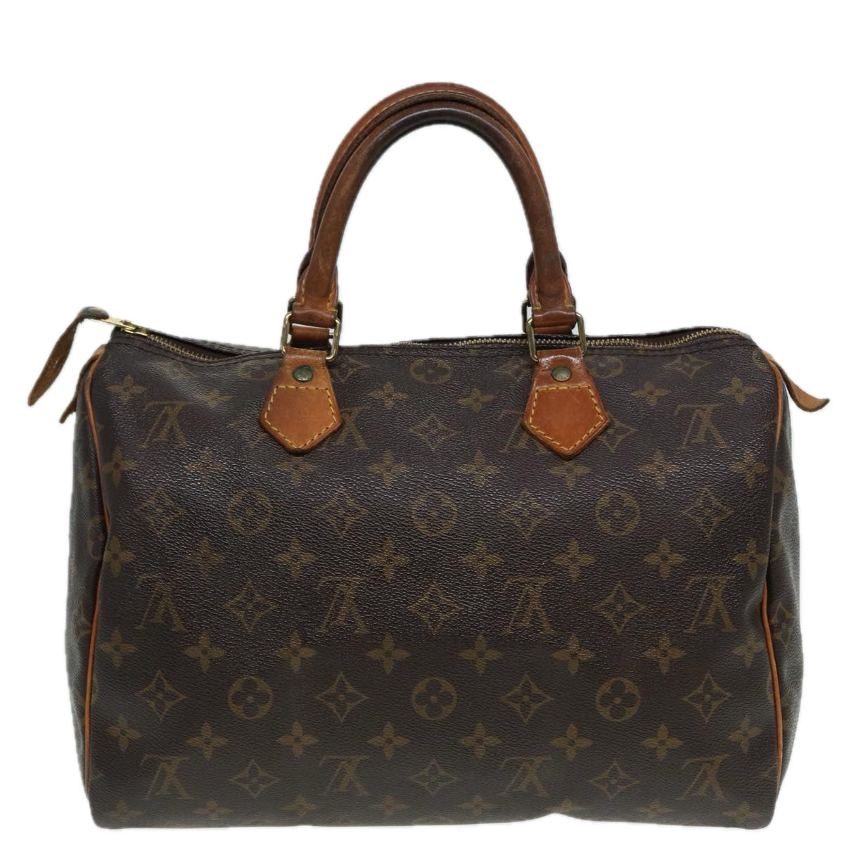 LOUIS VUITTON Monogram Speedy 30 Hand Bag M41526 LV Auth 83102