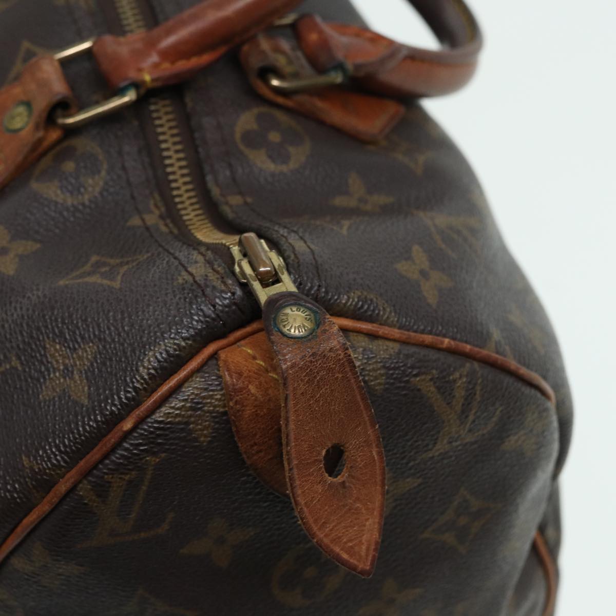 LOUIS VUITTON Monogram Speedy 30 Hand Bag M41526 LV Auth 83104