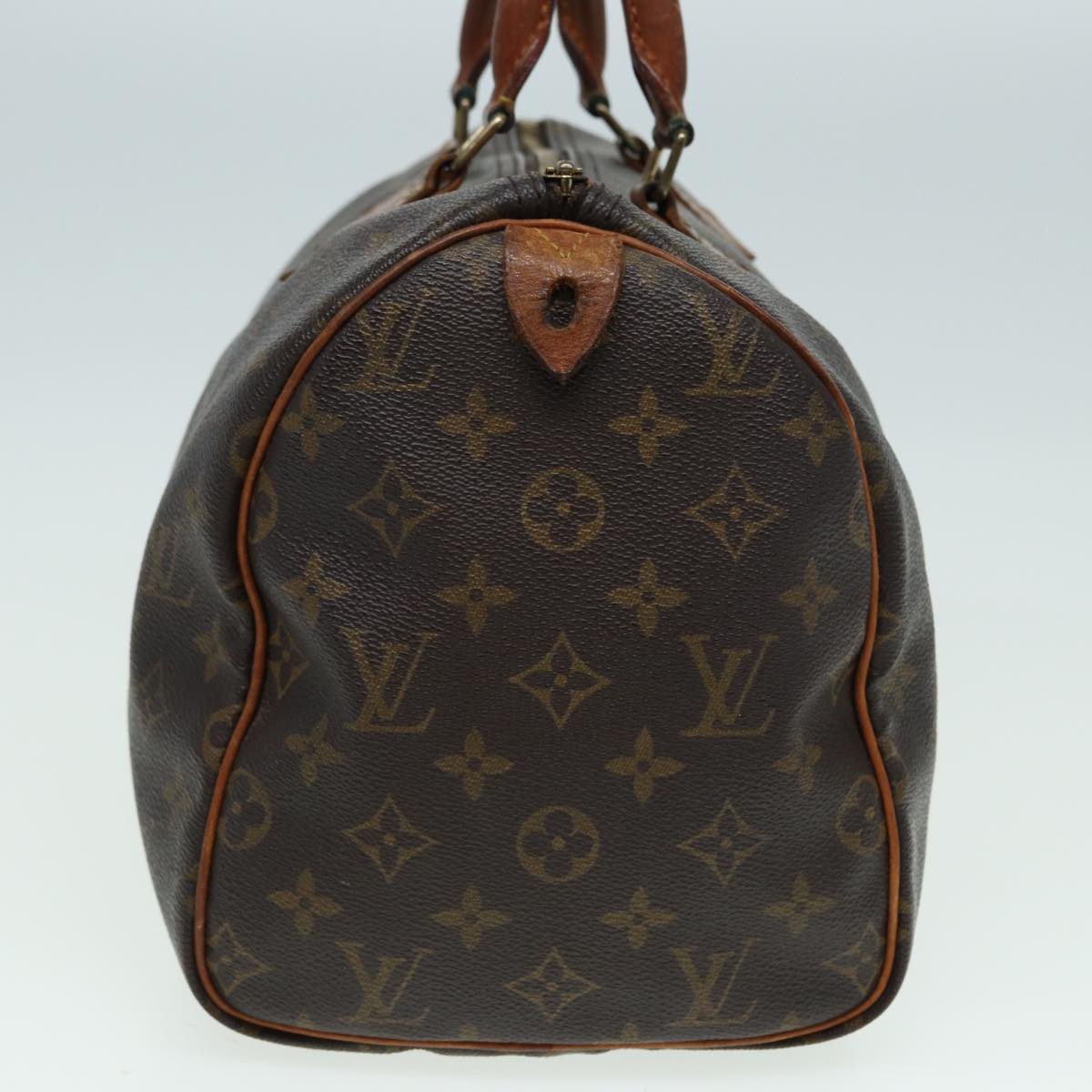 LOUIS VUITTON Monogram Speedy 30 Hand Bag M41526 LV Auth 83104