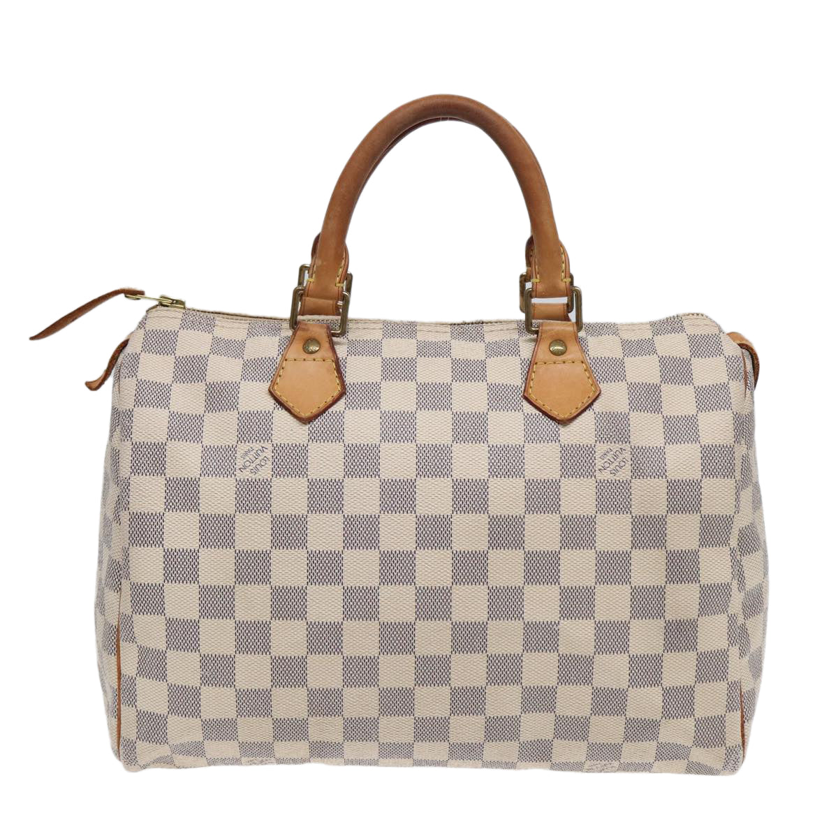 LOUIS VUITTON Damier Azur Speedy 30 Hand Bag N41533 LV Auth 83106