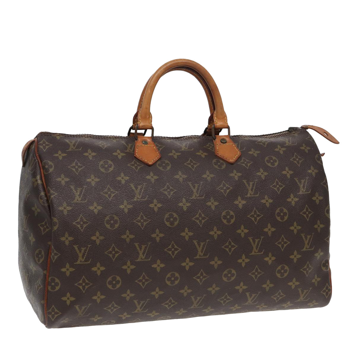 LOUIS VUITTON Monogram Speedy 40 Hand Bag M41522 LV Auth 83107