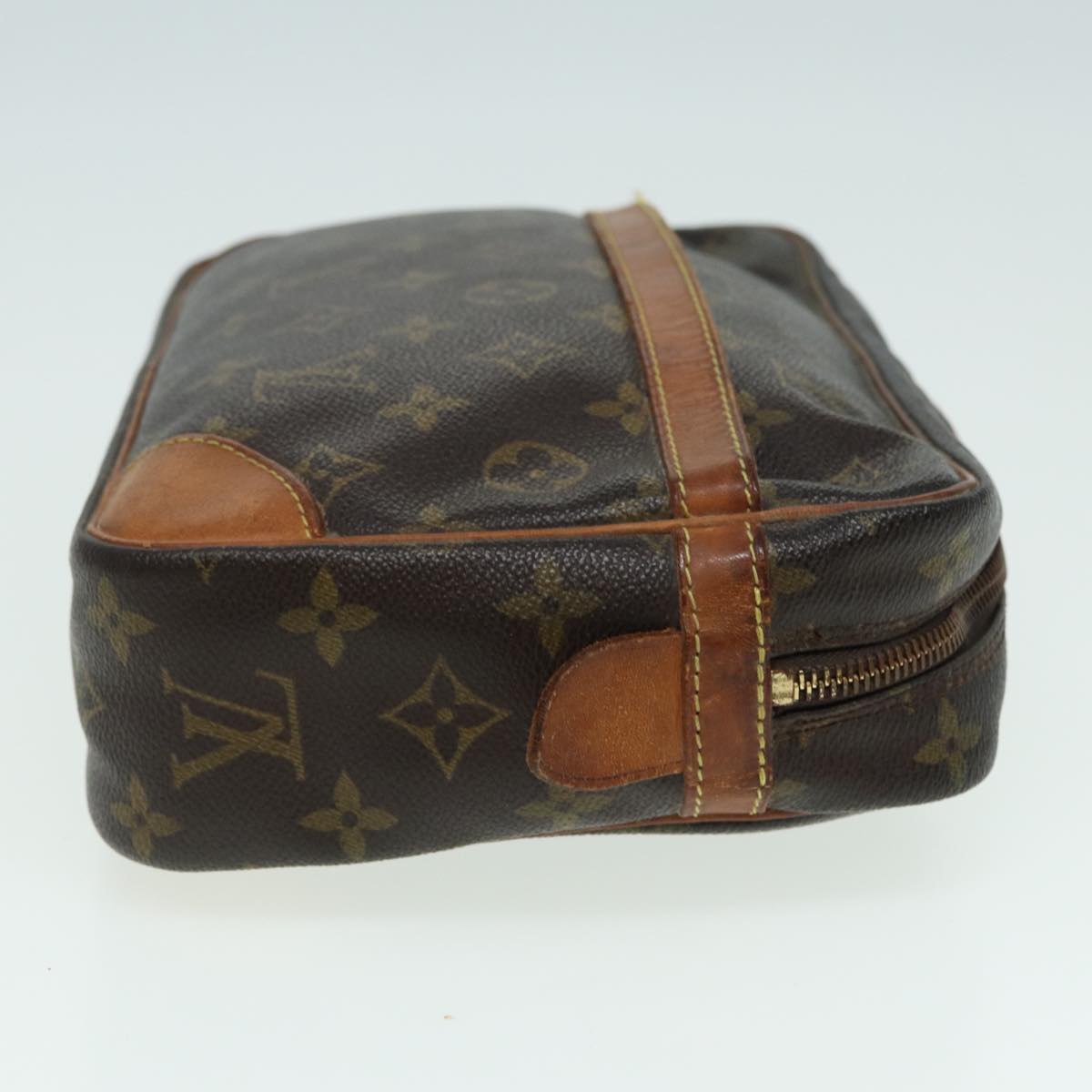 LOUIS VUITTON Monogram Compiegne 28 Clutch Bag M51845 LV Auth 83111