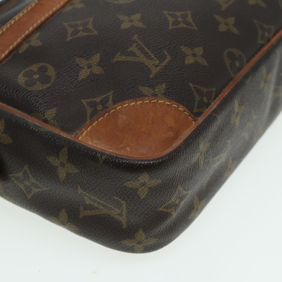 LOUIS VUITTON Monogram Compiegne 28 Clutch Bag M51845 LV Auth 83111