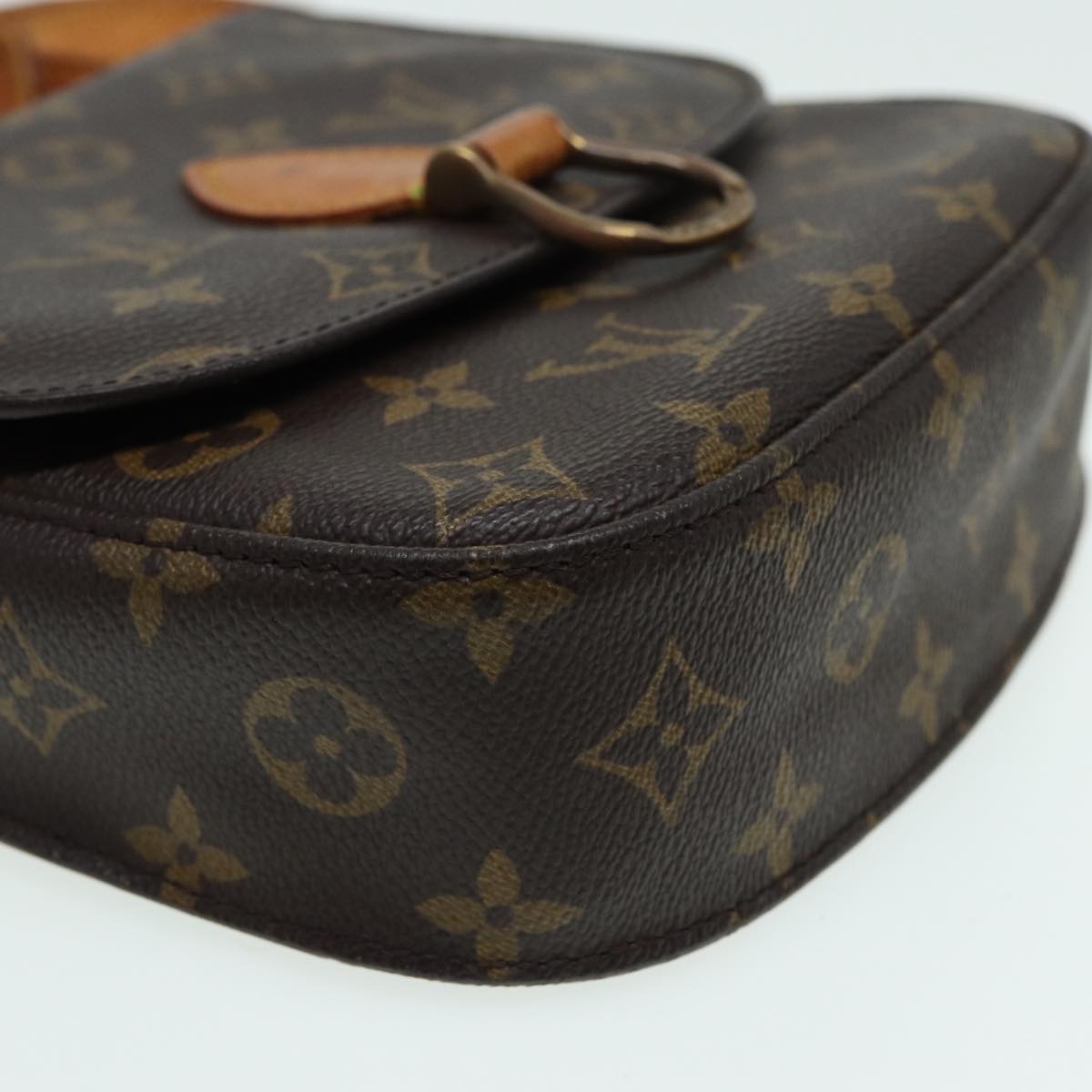 LOUIS VUITTON Monogram Saint Cloud MM Shoulder Bag M51243 LV Auth 83112