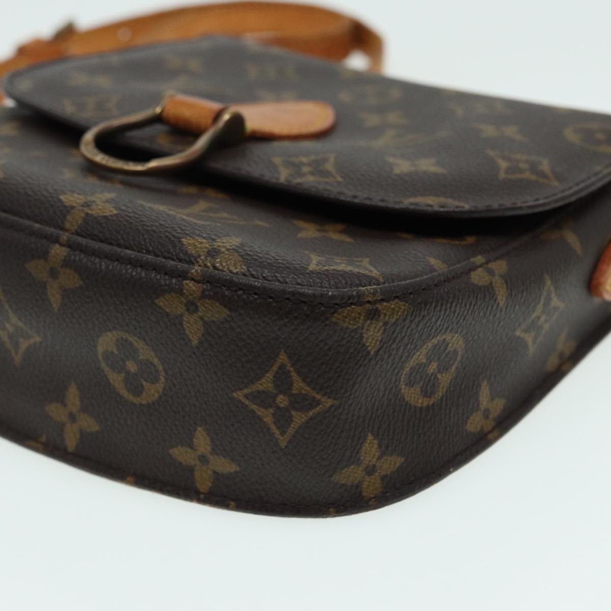 LOUIS VUITTON Monogram Saint Cloud MM Shoulder Bag M51243 LV Auth 83112