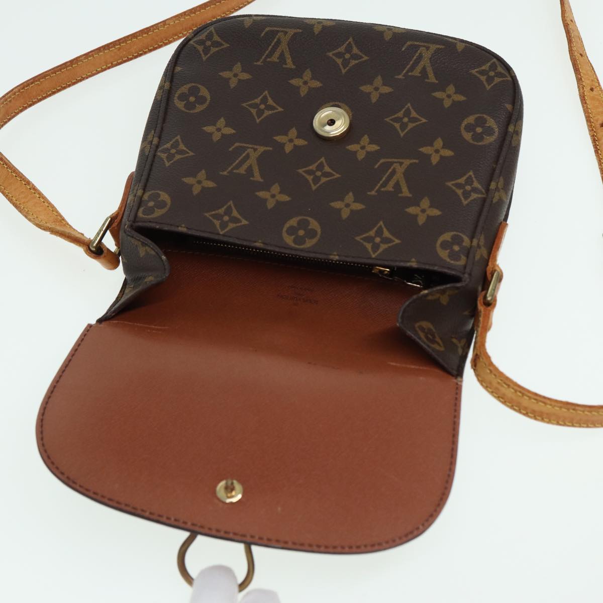 LOUIS VUITTON Monogram Saint Cloud MM Shoulder Bag M51243 LV Auth 83112