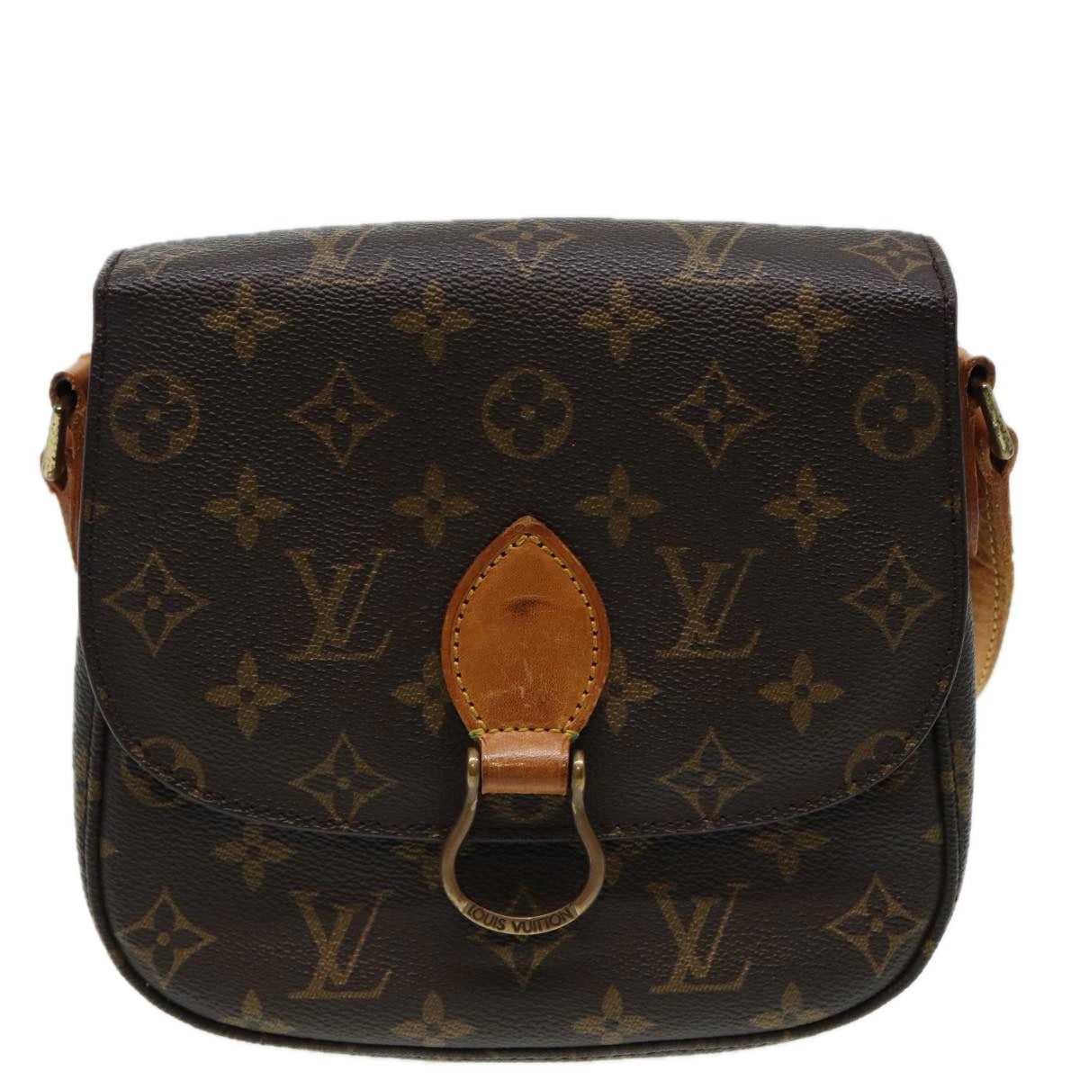 LOUIS VUITTON Monogram Saint Cloud MM Shoulder Bag M51243 LV Auth 83112