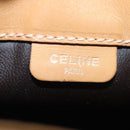 CELINE Macadam Canvas Shoulder Bag Beige Auth 83128-18