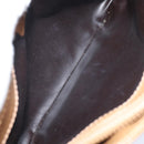 CELINE Macadam Canvas Shoulder Bag Beige Auth 83128-11