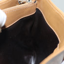 CELINE Macadam Canvas Shoulder Bag Beige Auth 83128-20