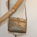 CELINE Macadam Canvas Shoulder Bag Beige Auth 83128-24