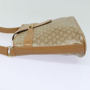 CELINE Macadam Canvas Shoulder Bag Beige Auth 83128-4