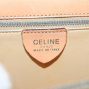 CELINE Macadam Canvas Shoulder Bag PVC Leather Brown Auth 83129-19