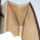 CELINE Macadam Canvas Shoulder Bag PVC Leather Brown Auth 83129-24