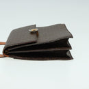CELINE Macadam Canvas Shoulder Bag PVC Leather Brown Auth 83129-4
