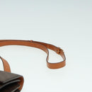 CELINE Macadam Canvas Umhängetasche PVC Leder Braun Auth 83129-14