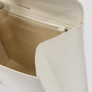 CELINE Shoulder Bag Leather 2way White Auth 83132-22