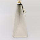 CELINE Shoulder Bag Leather 2way White Auth 83132-4
