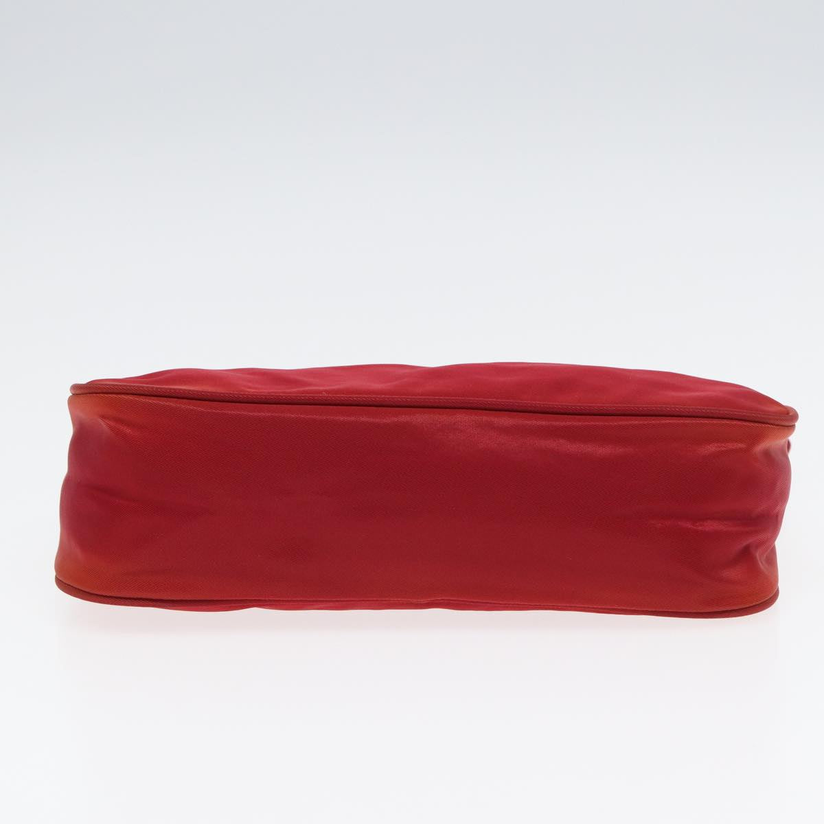 PRADA Accessory Pouch Nylon Red Auth 83154