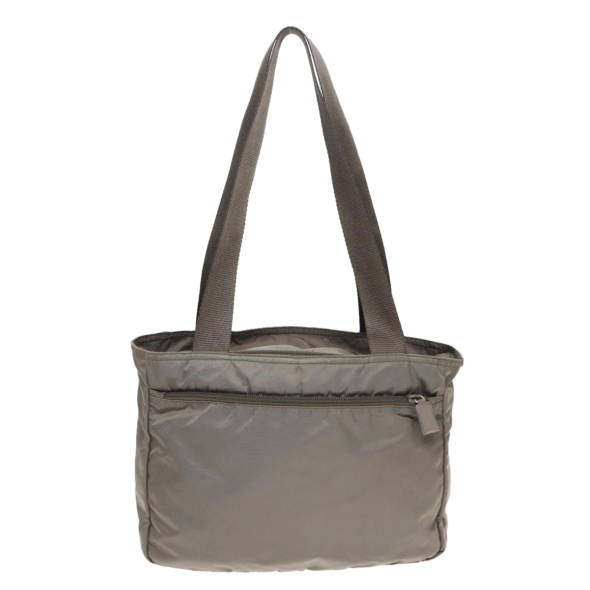 PRADA Tote Bag Nylon Khaki Auth 83159 - 0