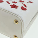 PRADA Hand Bag Safiano leather 2way White Auth 83161-14