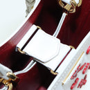 PRADA Hand Bag Safiano leather 2way White Auth 83161-10