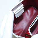 PRADA Hand Bag Safiano leather 2way White Auth 83161-11