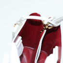PRADA Hand Bag Safiano leather 2way White Auth 83161-18