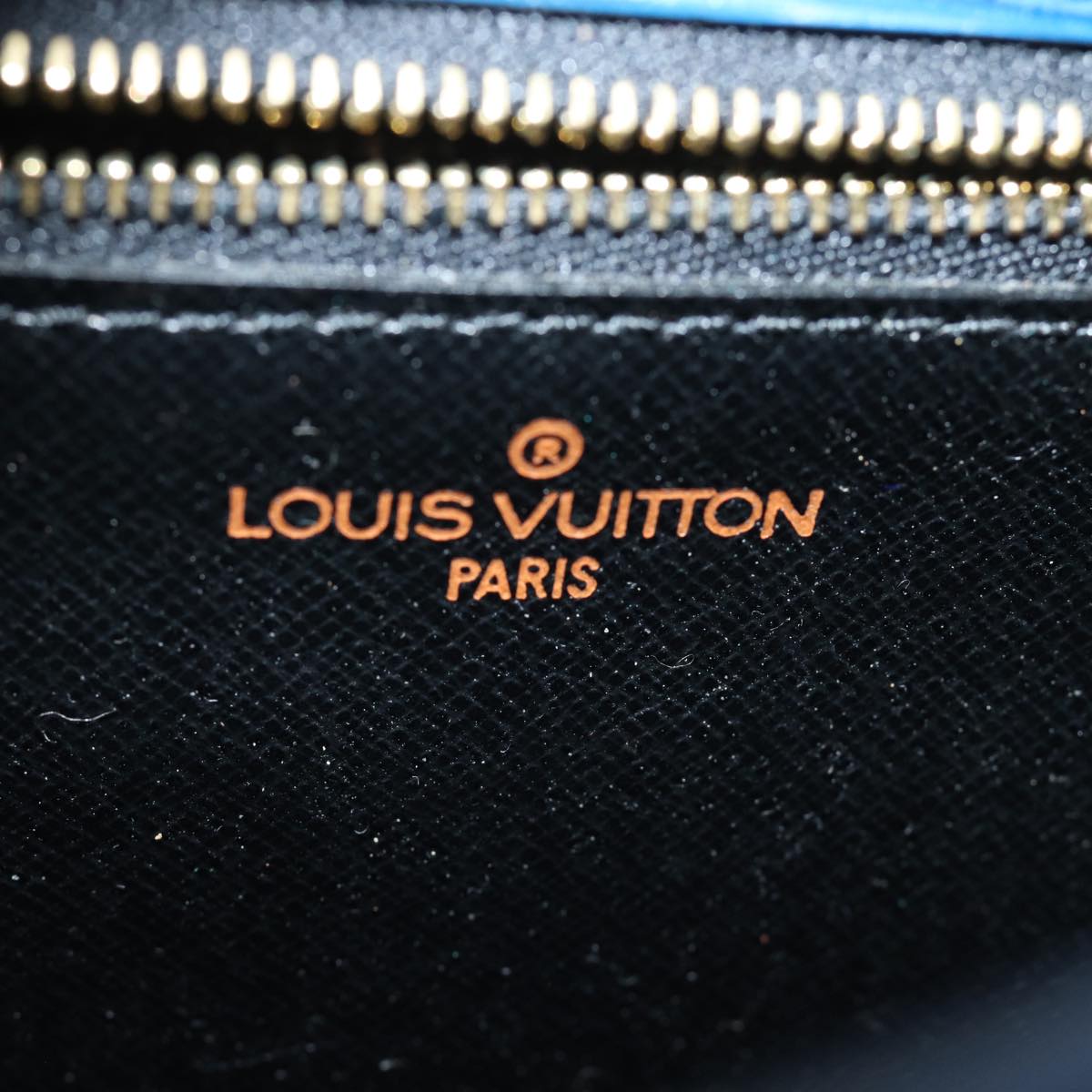 LOUIS VUITTON Epi Saint Cloud GM Shoulder Bag Toledo Blue M52195 LV Auth 83172