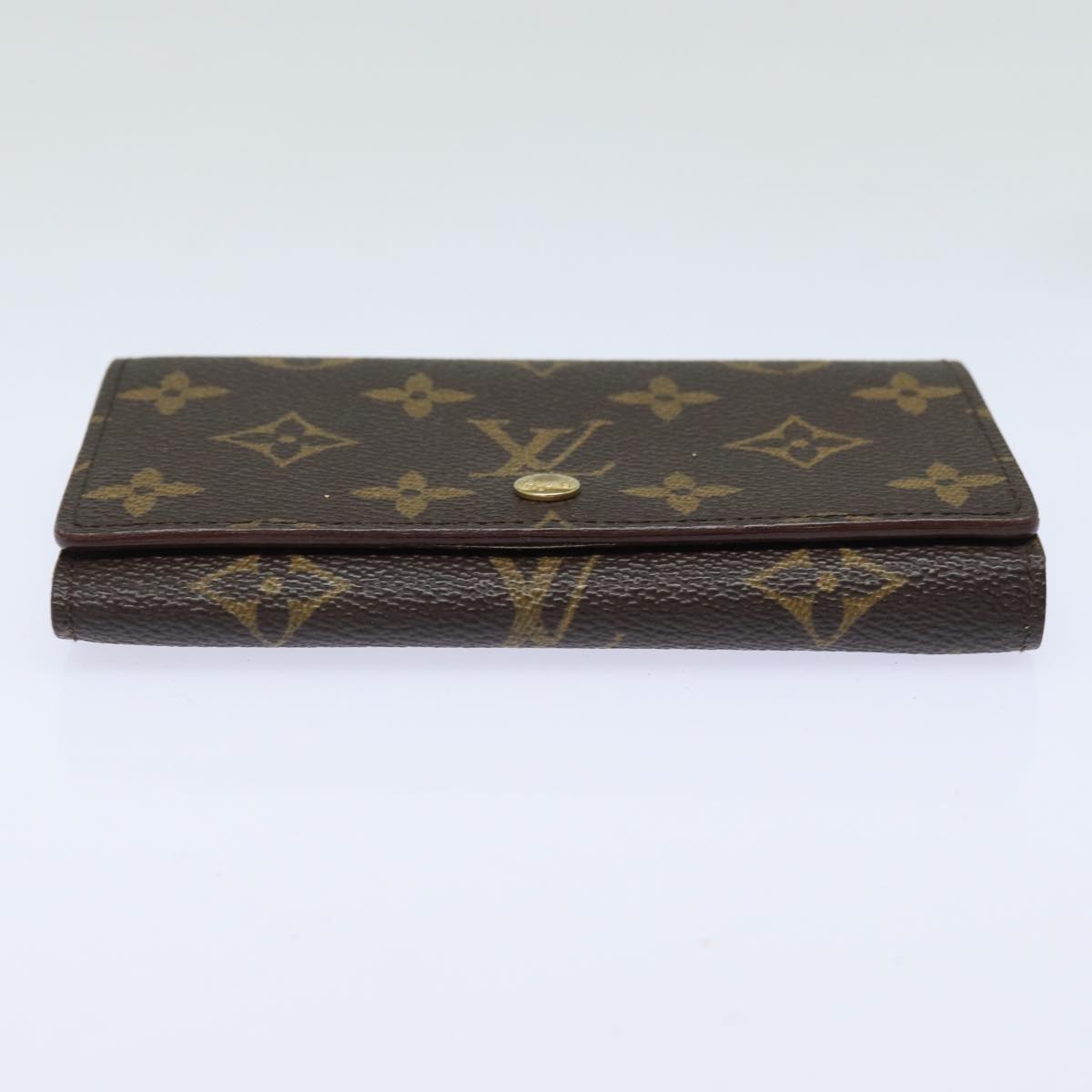 LOUIS VUITTON Monogram Porte Monnaie Billets Tresor Wallet M61730 LV Auth 83190