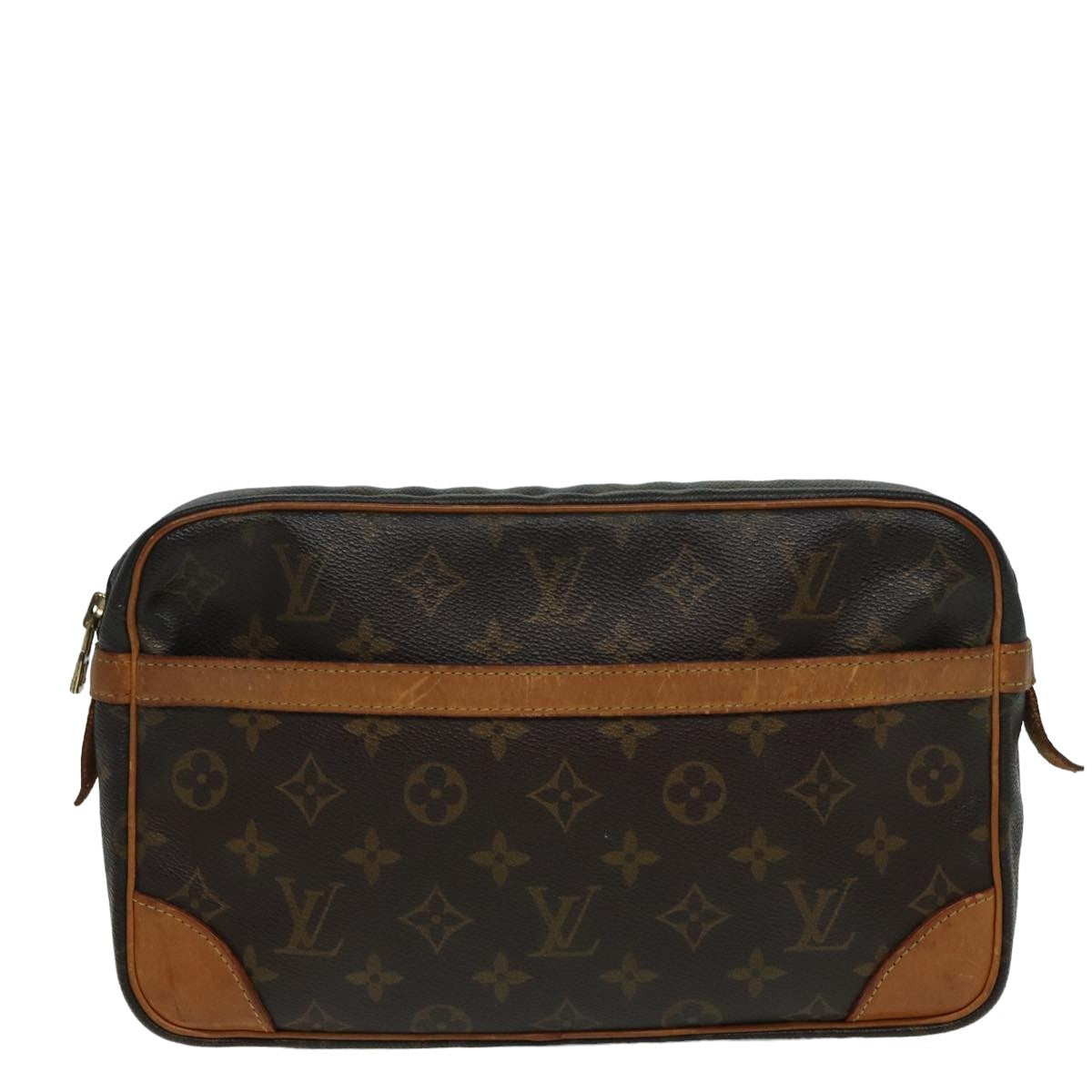 LOUIS VUITTON Monogram Compiegne 28 Clutch Bag M51845 LV Auth 83240 - 0