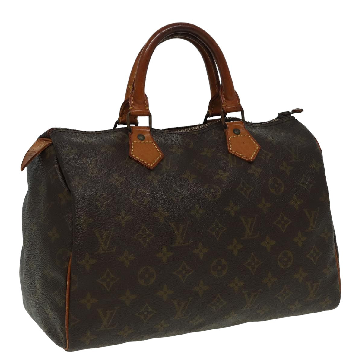 LOUIS VUITTON Monogram Speedy 30 Hand Bag Old model M41526 LV Auth 83242