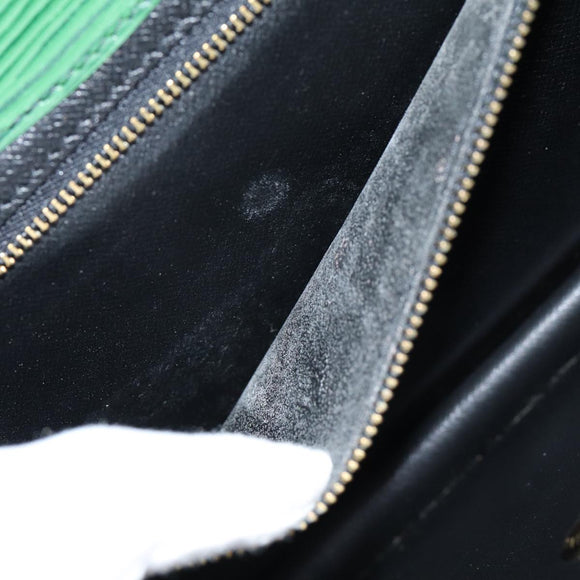LOUIS VUITTON Epi Montaigne 27 Clutch Bag Grün M52654 LV Auth 83255