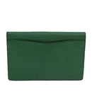LOUIS VUITTON Epi Montaigne 27 Clutch Bag Green M52654 LV Auth 83255-2