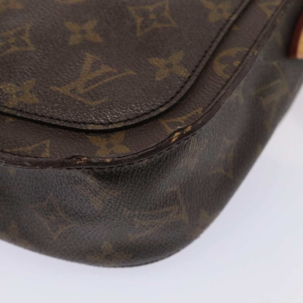 LOUIS VUITTON Monogram Saint Cloud GM Shoulder Bag M51242 LV Auth 83257