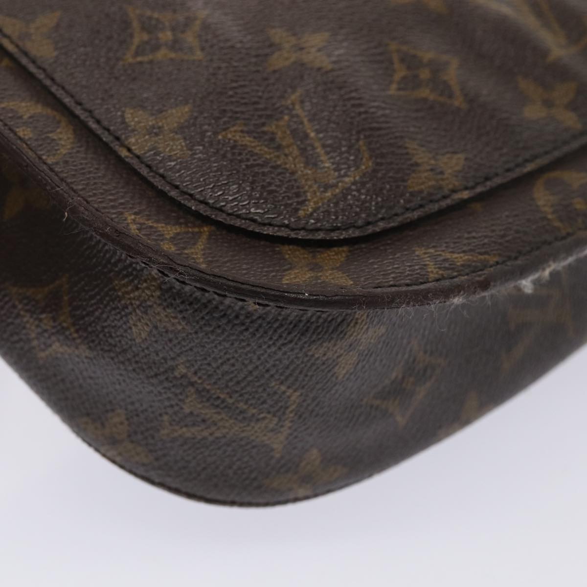 LOUIS VUITTON Monogram Saint Cloud GM Shoulder Bag M51242 LV Auth 83257