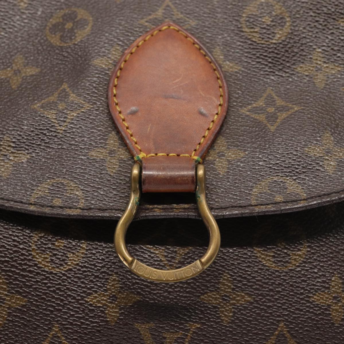 LOUIS VUITTON Monogram Saint Cloud GM Shoulder Bag M51242 LV Auth 83257