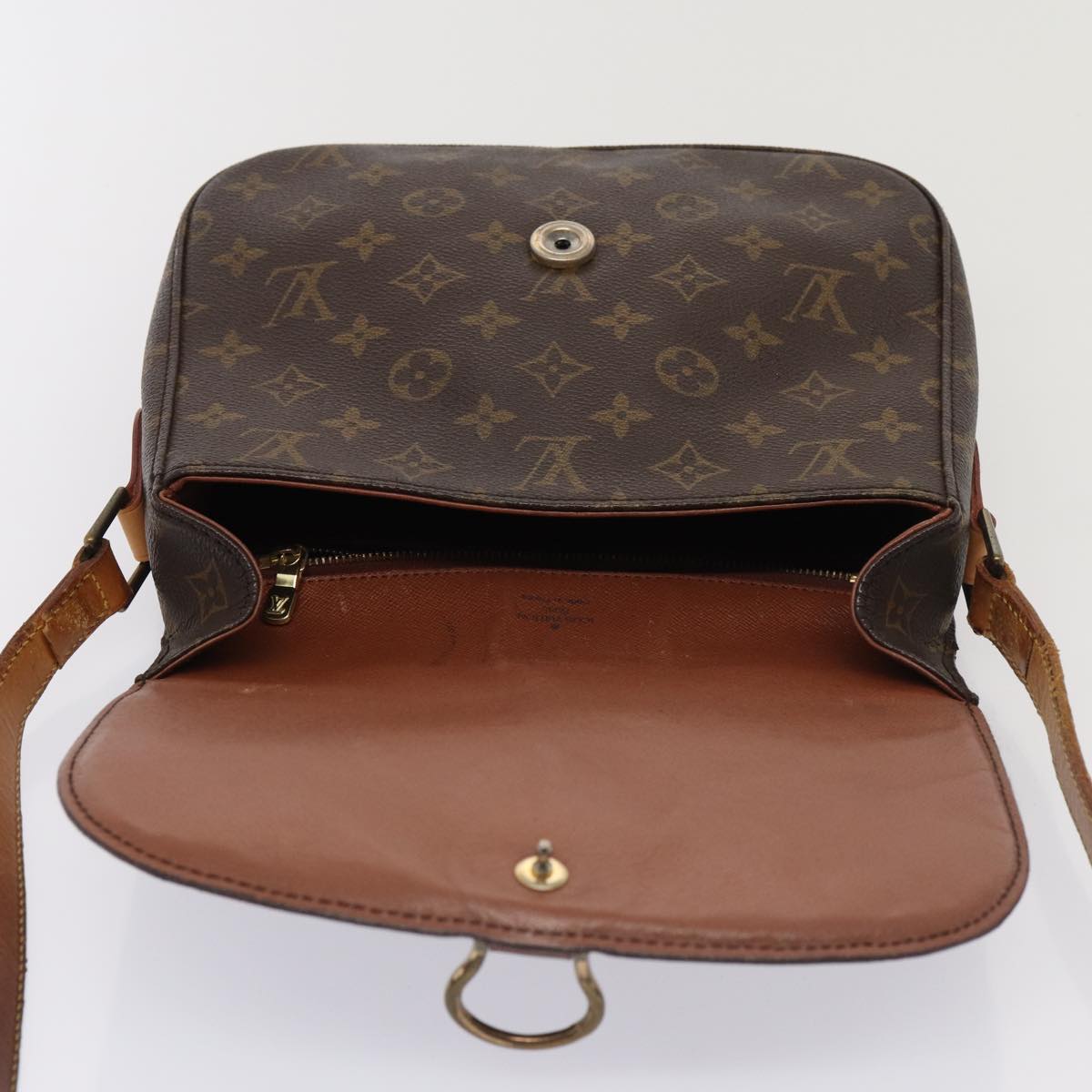 LOUIS VUITTON Monogram Saint Cloud GM Shoulder Bag M51242 LV Auth 83257