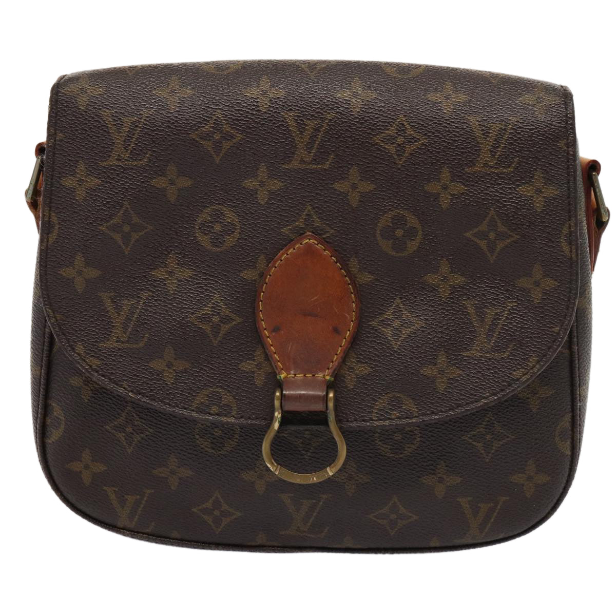 LOUIS VUITTON Monogram Saint Cloud GM Shoulder Bag M51242 LV Auth 83257