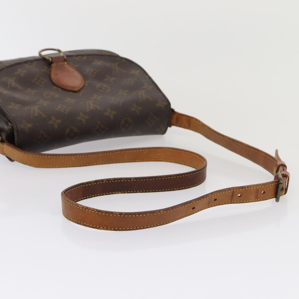 LOUIS VUITTON Monogram Saint Cloud GM Shoulder Bag M51242 LV Auth 83257