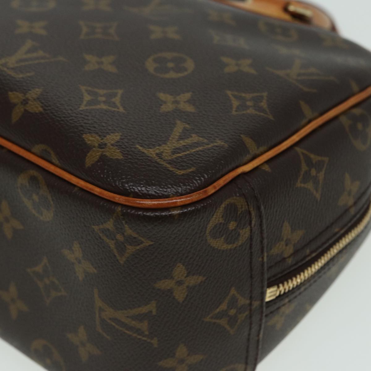 LOUIS VUITTON Monogram Trouville Hand Bag M42228 LV Auth 83258