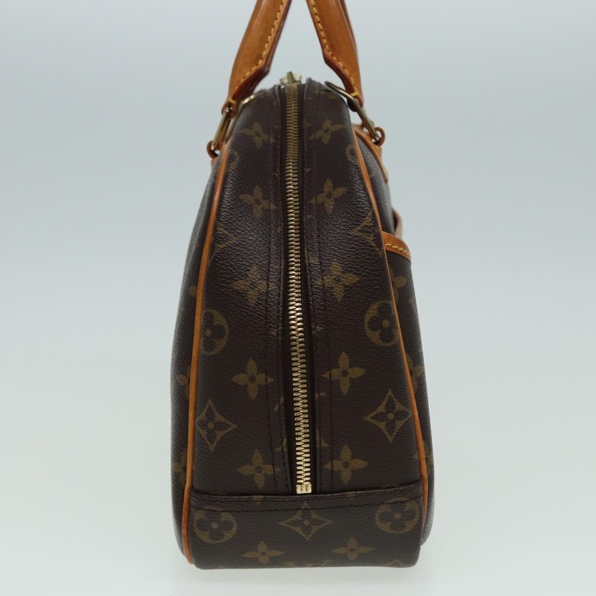 LOUIS VUITTON Monogram Trouville Hand Bag M42228 LV Auth 83258