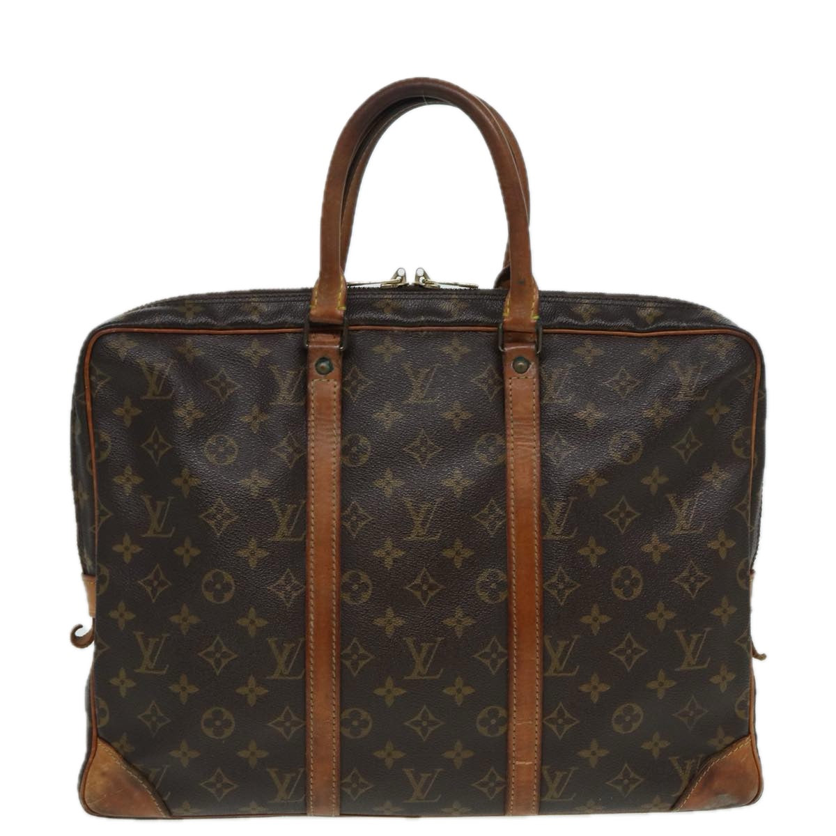 LOUIS VUITTON Monogram Porte Documents Voyage Business Bag M53361 LV Auth 83260