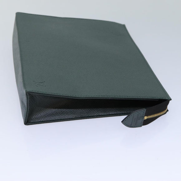 LOUIS VUITTON Taiga Posh Toilet 25 Beutel SPO Epicea LV Auth 83279