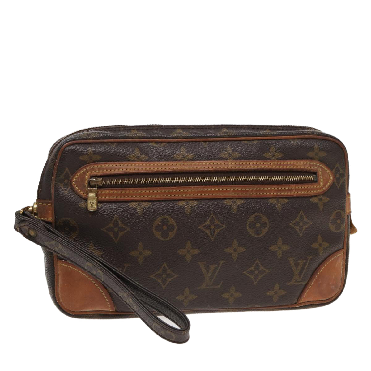 LOUIS VUITTON Monogram Marly Dragonne GM Clutch Bag M51825 LV Auth 83289