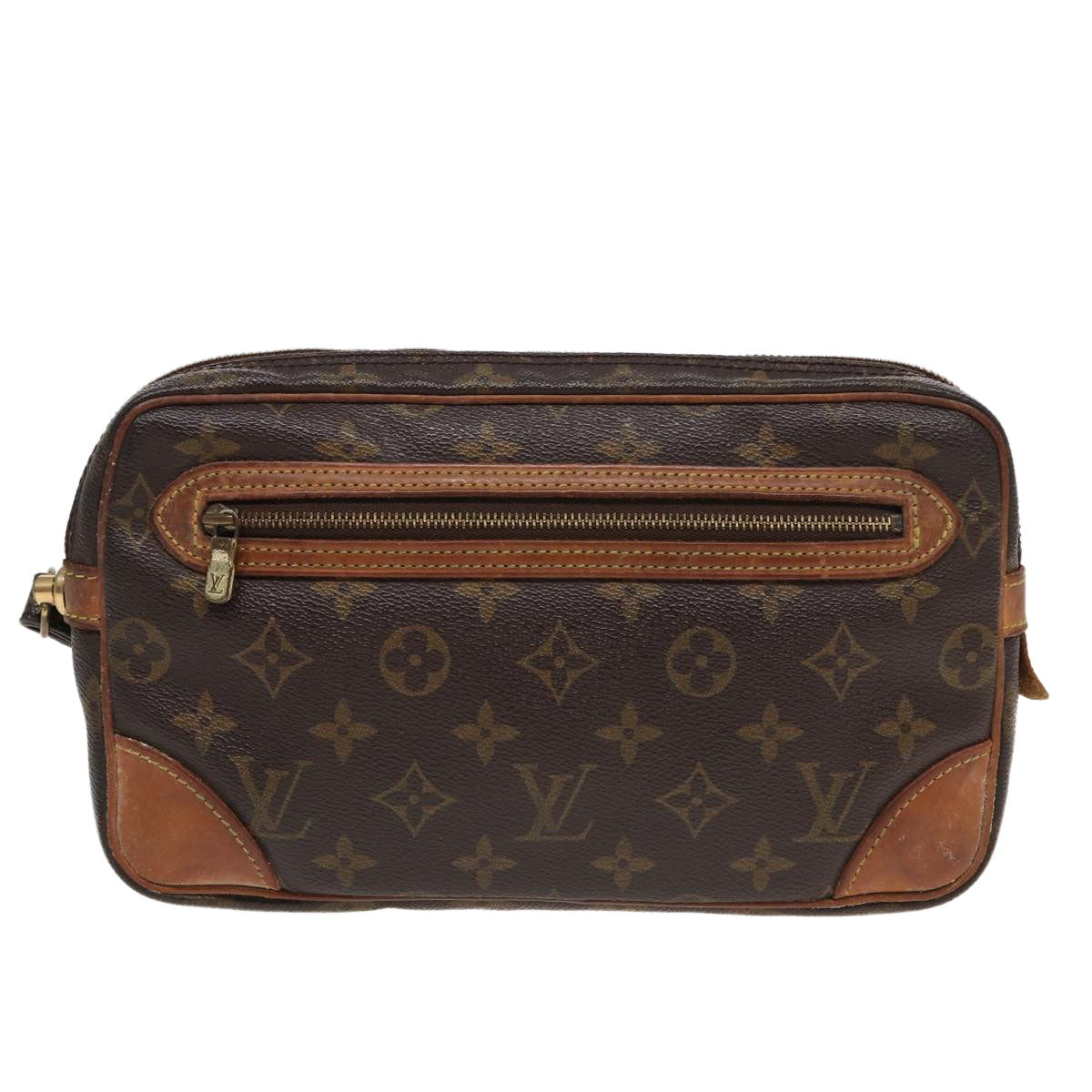 LOUIS VUITTON Monogram Marly Dragonne GM Clutch Bag M51825 LV Auth 83289