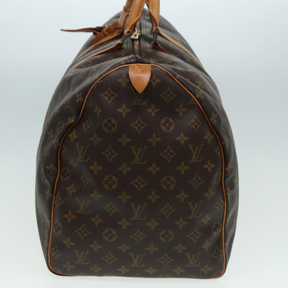 LOUIS VUITTON Monogram Keepall 60 Boston Bag M41422 LV Auth 83293