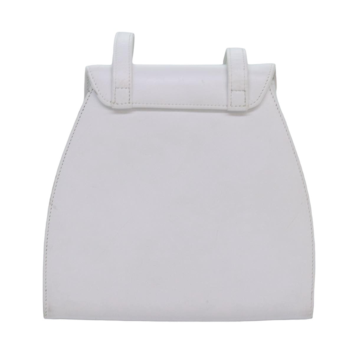 GIVENCHY Shoulder Bag Leather White Auth 83294 - 0