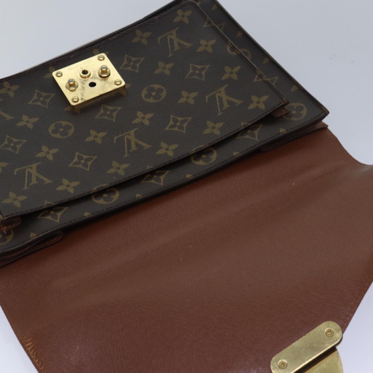 LOUIS VUITTON Monogram Monceau 28 Hand Bag 2way M51185 LV Auth 83308